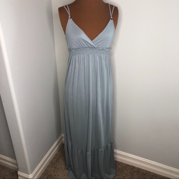 American Eagle Outfitters Dresses & Skirts - American Eagle Outfitters Gray Maxi Sundress